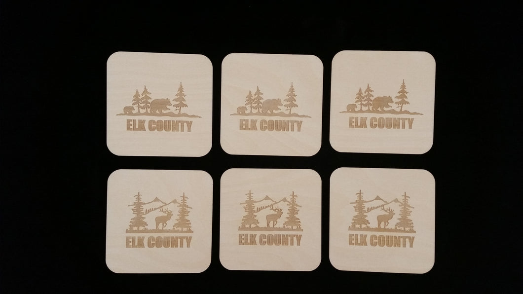 Wildlife Scenery Drink Coasters