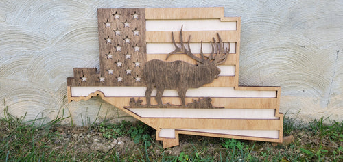 Elk County Elk Flag