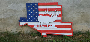 Elk County Elk Flag