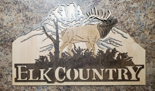 Elk Country - Elk SIgn.