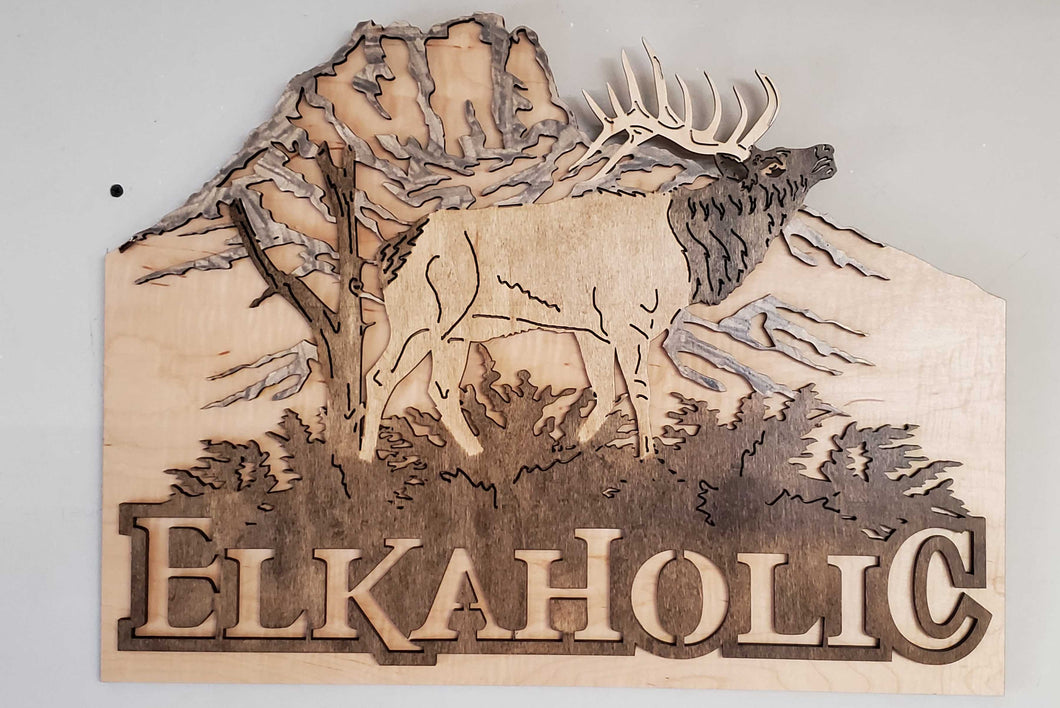 ElkAholic - Elk Sign