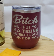 Load image into Gallery viewer, BITCH - Stemless  Wine Tumbler