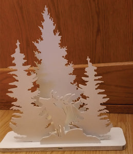 Majestic Elk Scenery Display