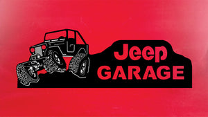Jeep Garage Sign